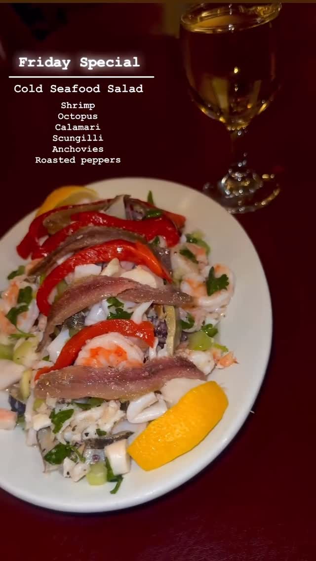 Cold seafood salad